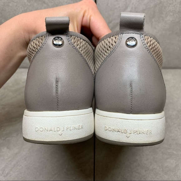 Donald J. Pliner Myla taupe perforated sneakers - Picture 7 of 13